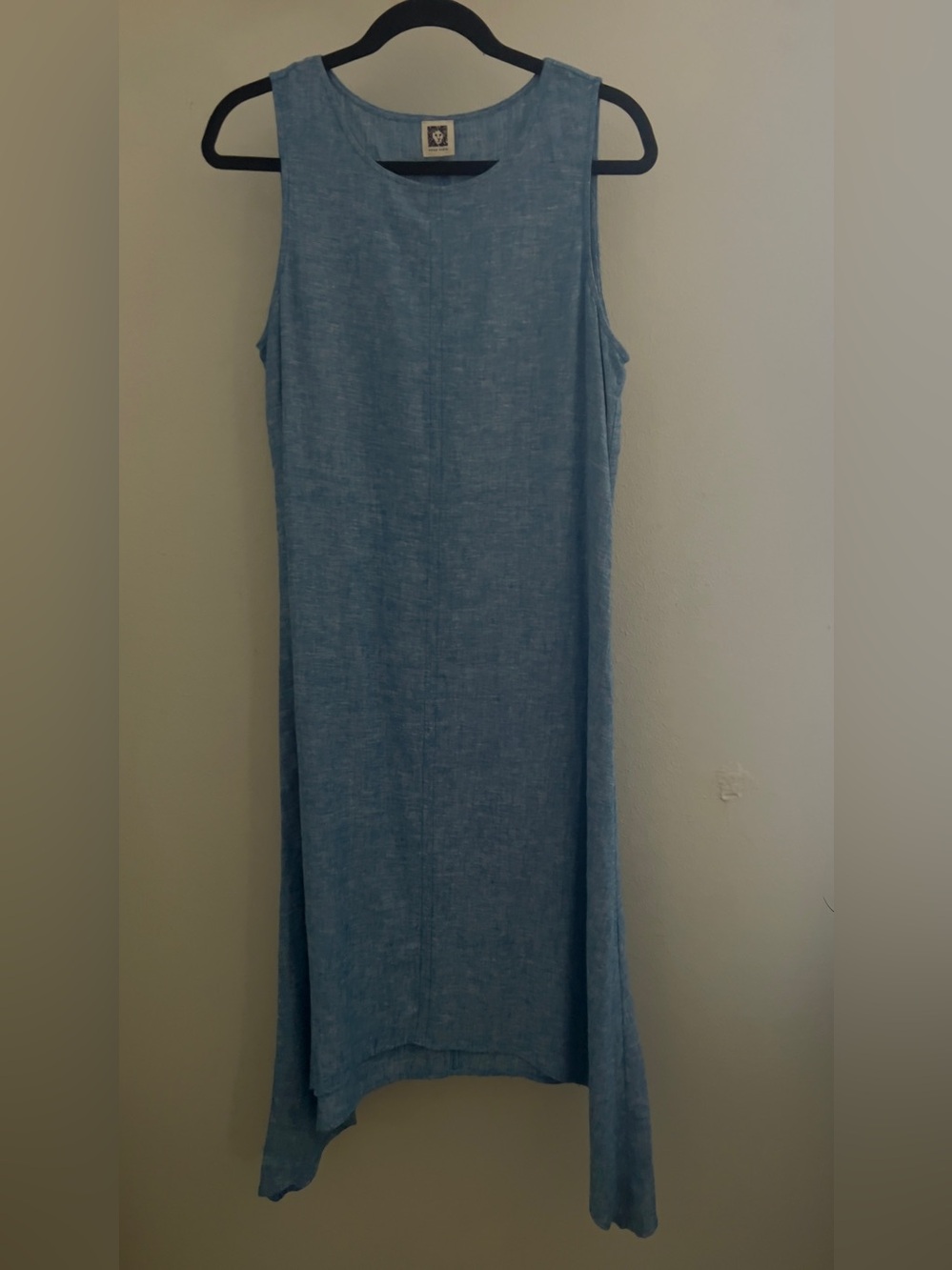 Anne Klein Light Blue Sleeveless Maxi Dress